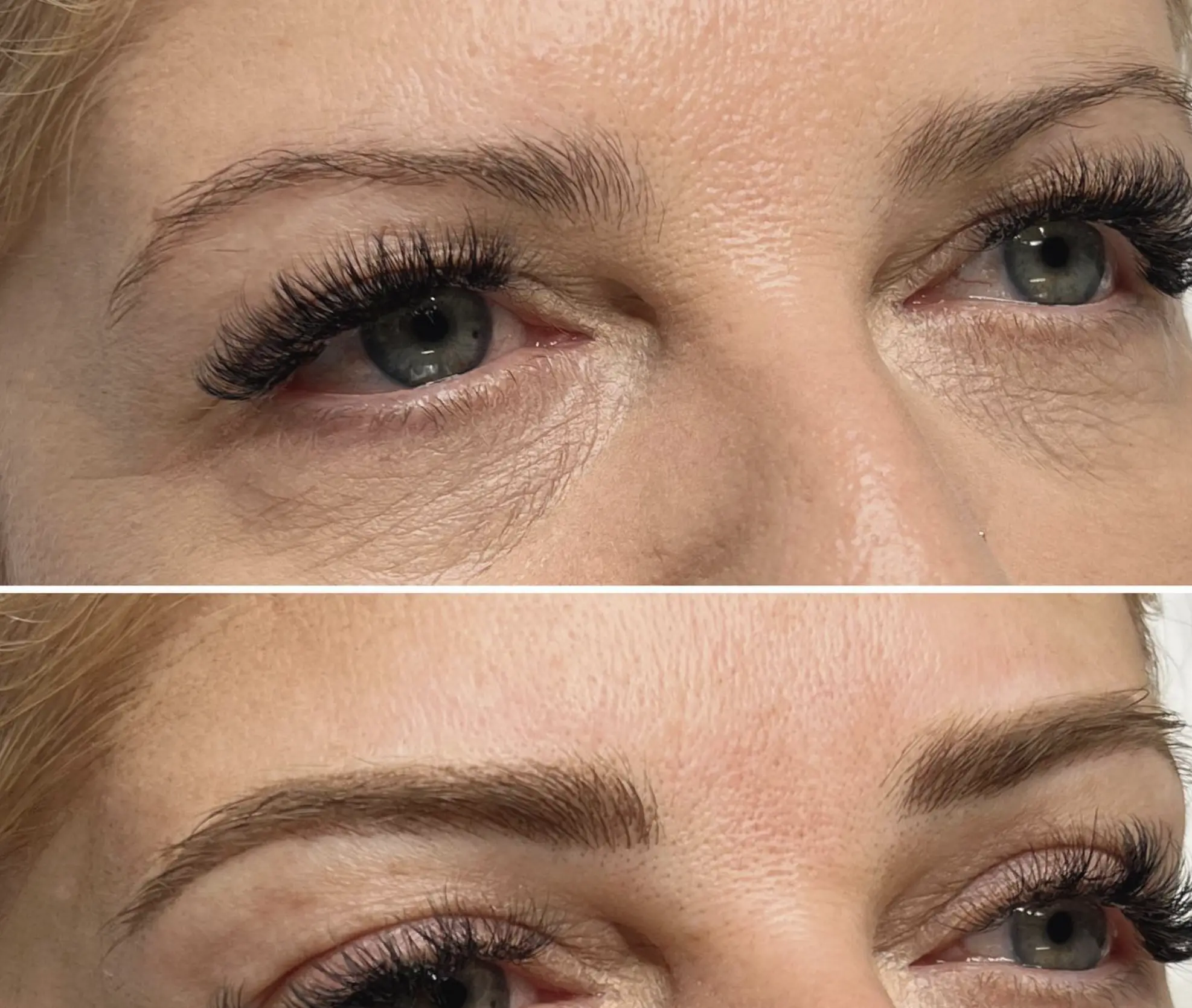Eyebrow tattoo mapping