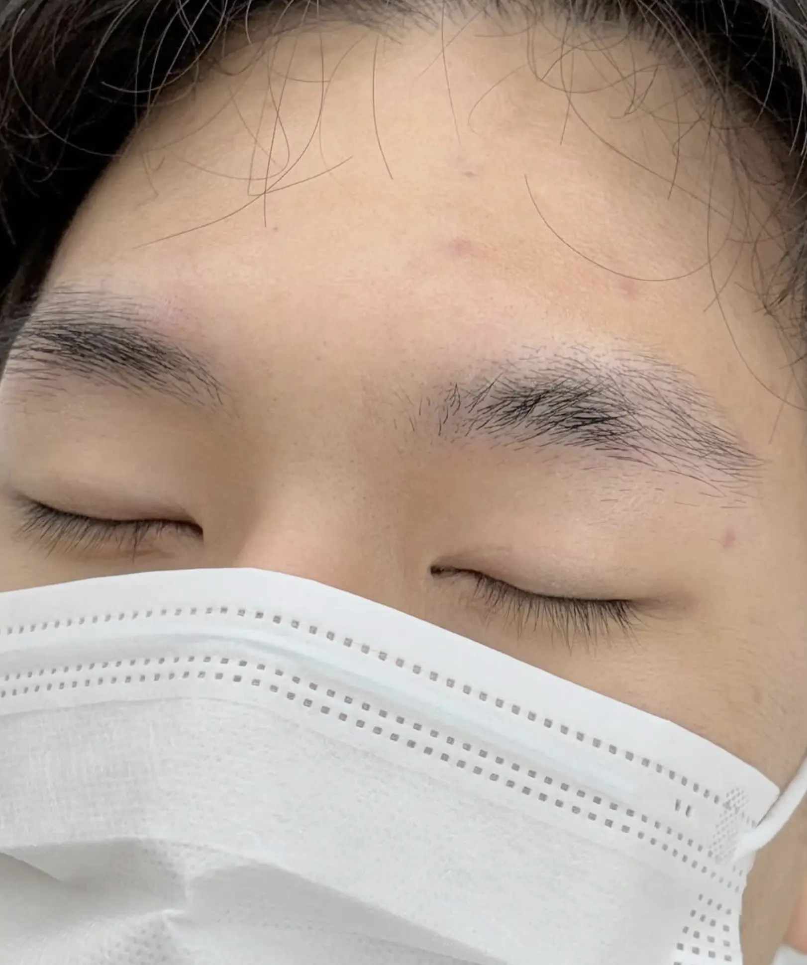 Nano Brows on sensitive skin